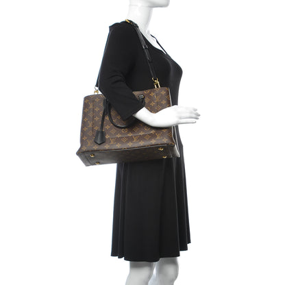 Louis Vuitton Monogram Flower Tote Black 3 of 11