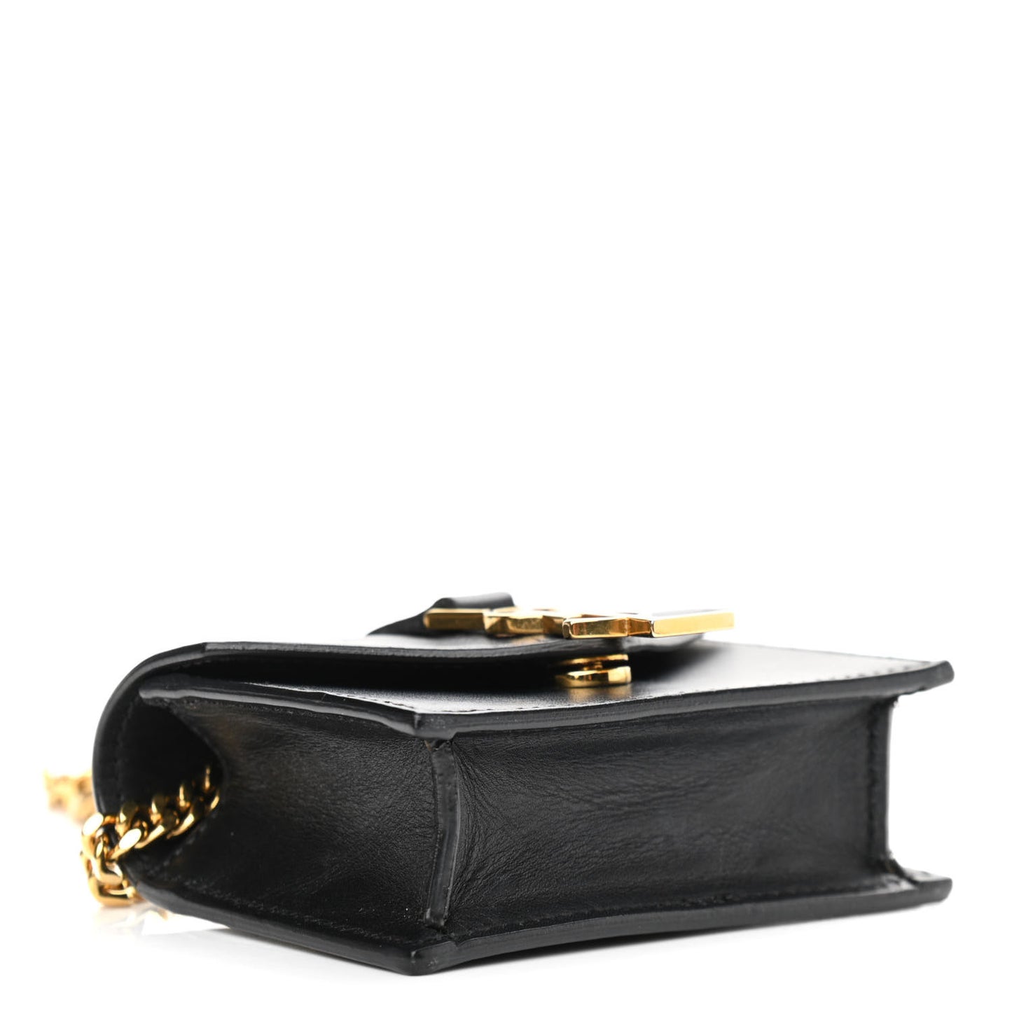 Calfskin Monogram Mini Candy Crossbody Black