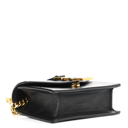 Saint Laurent Calfskin Monogram Mini Candy Crossbody Black 4 of 11