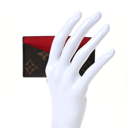 Louis Vuitton Monogram Kirigami Card Holder Insert Coquelicot 2 of 6