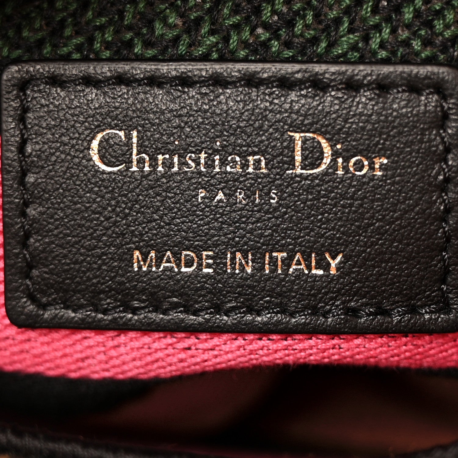 Christian Dior Canvas Embroidered Dino Medium Lady D-Lite Orange Multicolor 6 of 13