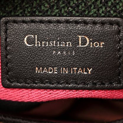 Christian Dior Canvas Embroidered Dino Medium Lady D-Lite Orange Multicolor 6 of 13