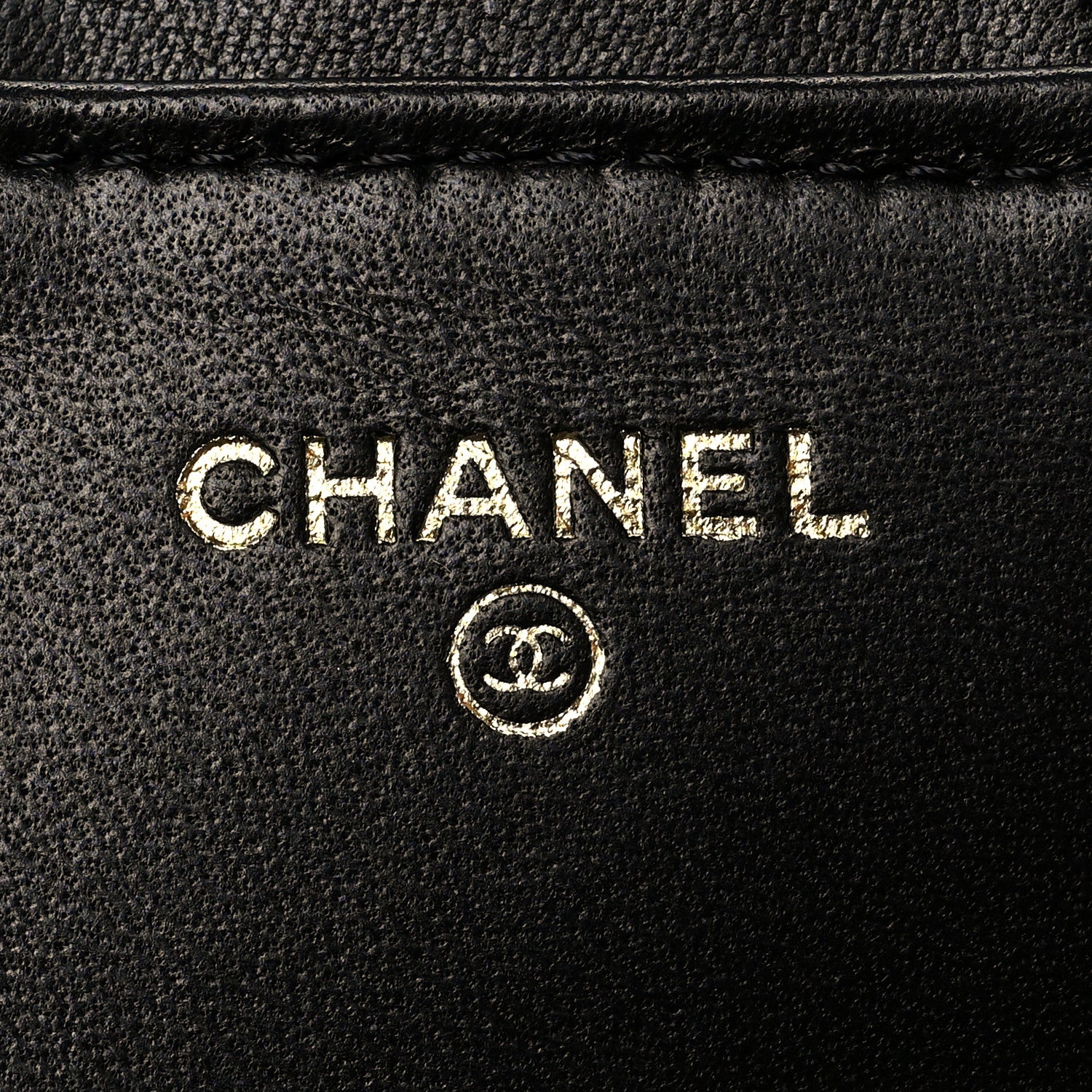 Chanel Lambskin Quilted Resin Bi-Color Flap Phone Holder With Chain Black 7 of 12