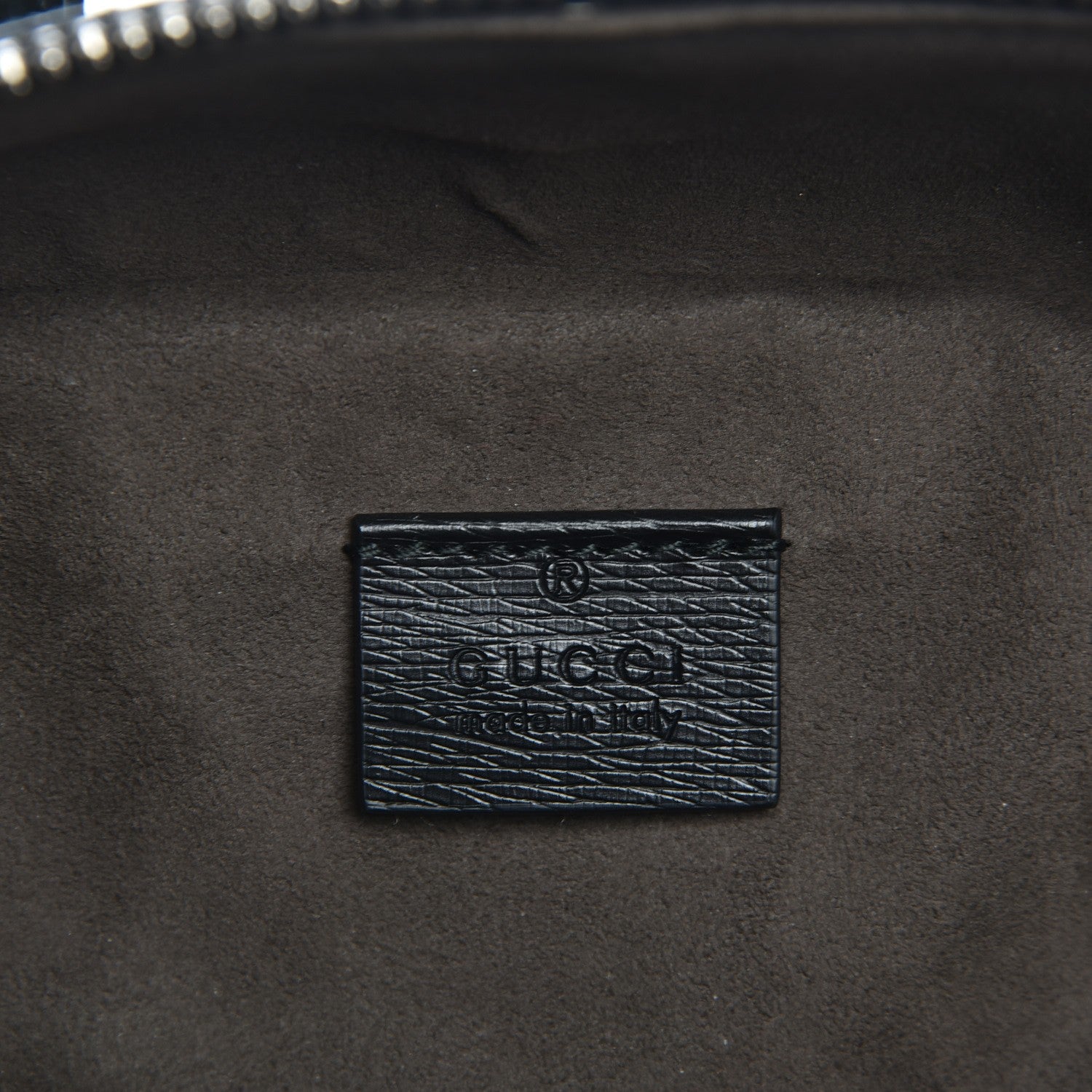 Gucci Calfskin Kingsnake Dome Backpack Black 7 of 8
