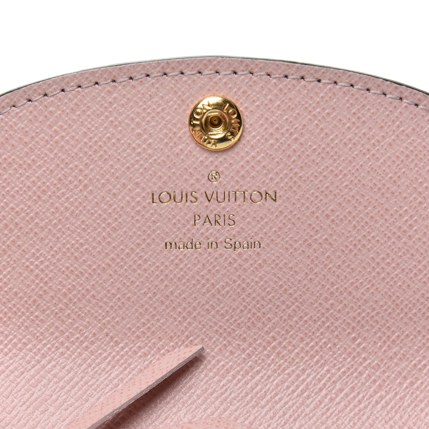 Monogram Rosalie Coin Purse Rose Ballerine