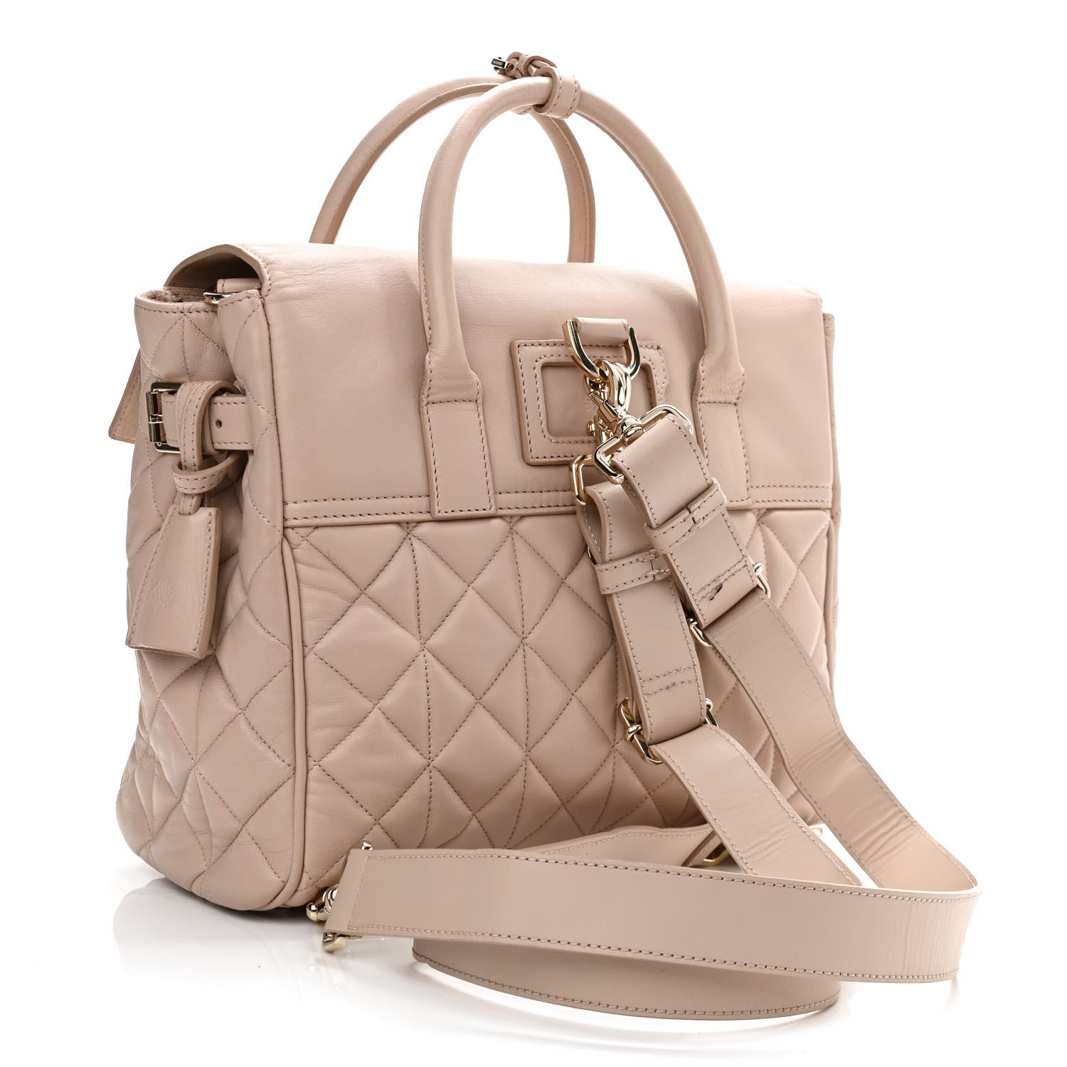 Mulberry Nappa Quilted Cara Delevingne Convertible Bag Oatmeal 3 of 10