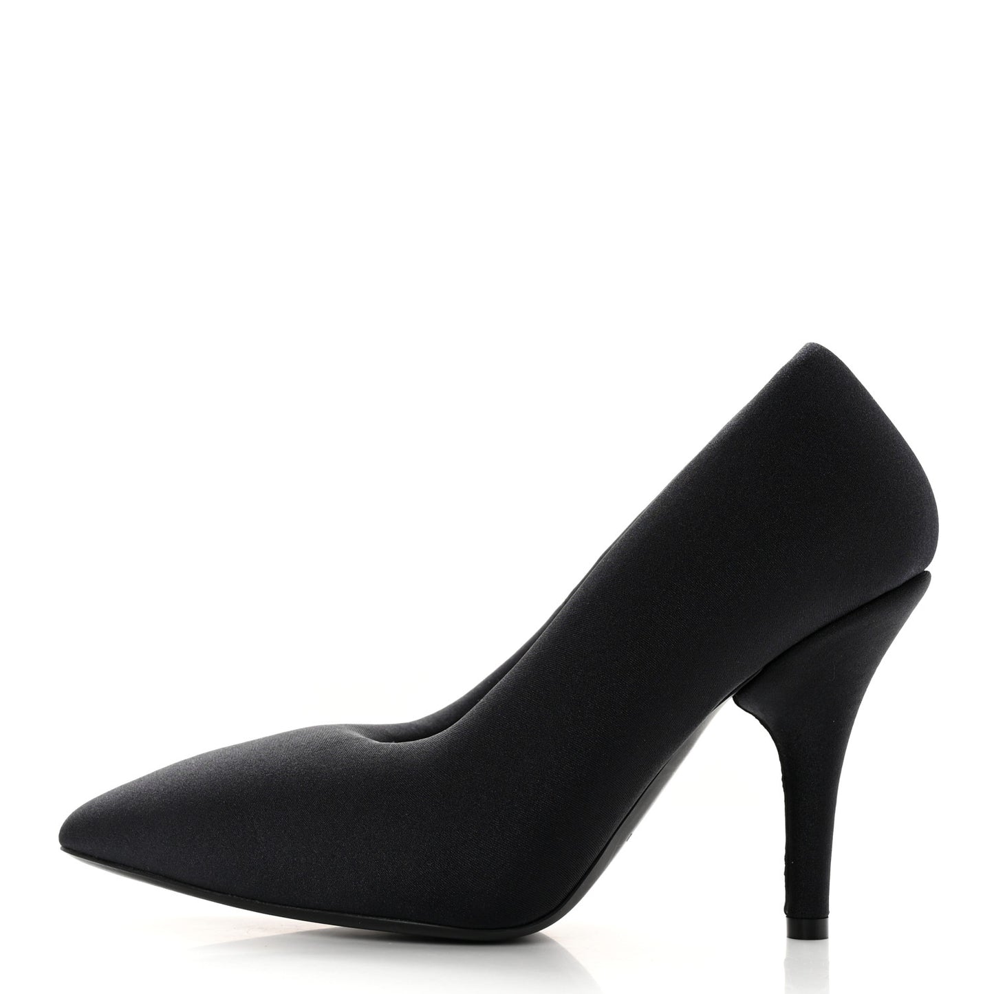 Spandex XL Pointed Toe 110mm Pumps 40.5 Black