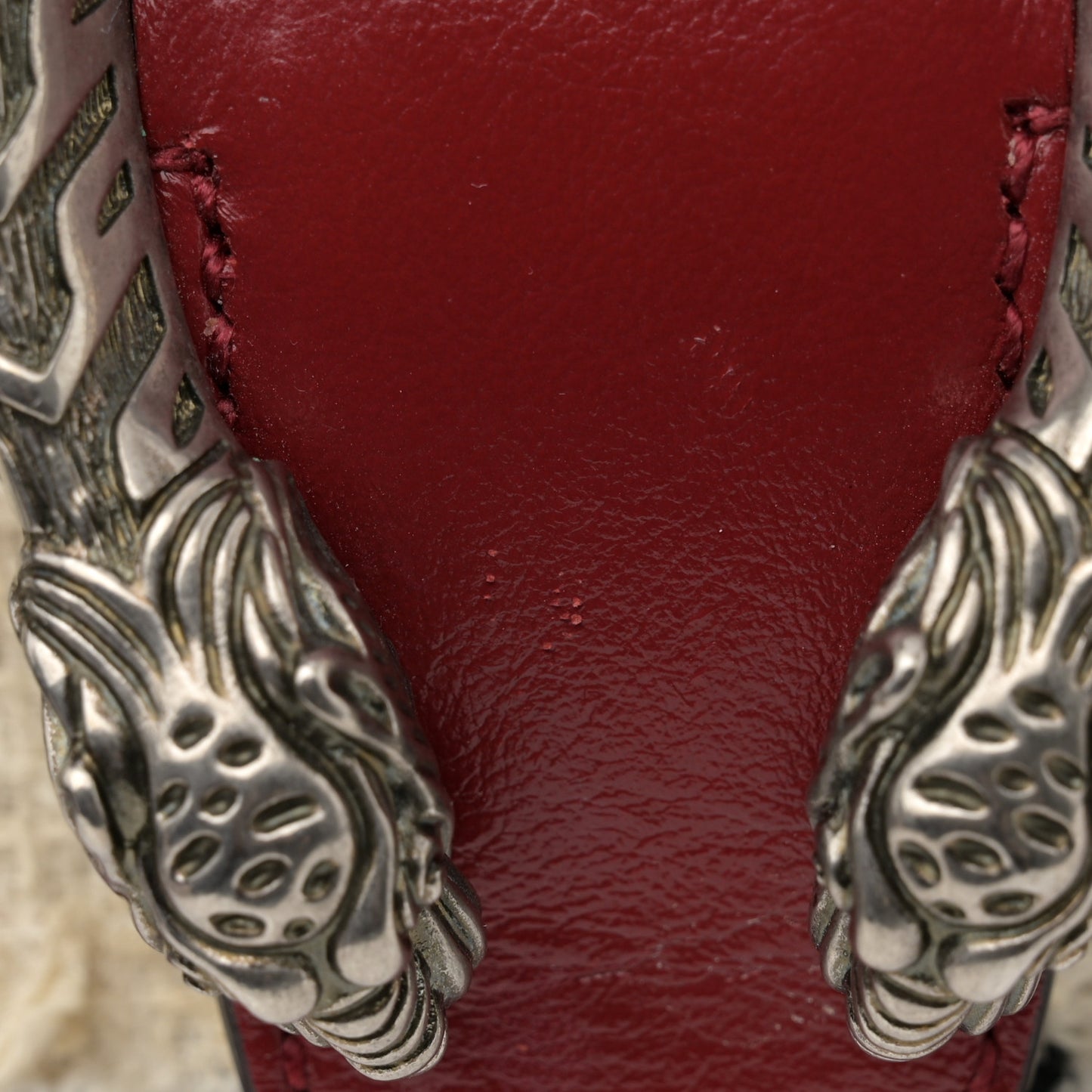 Tweed GG Monogram Small Dionysus Shoulder Bag White Black Romantic Cherry