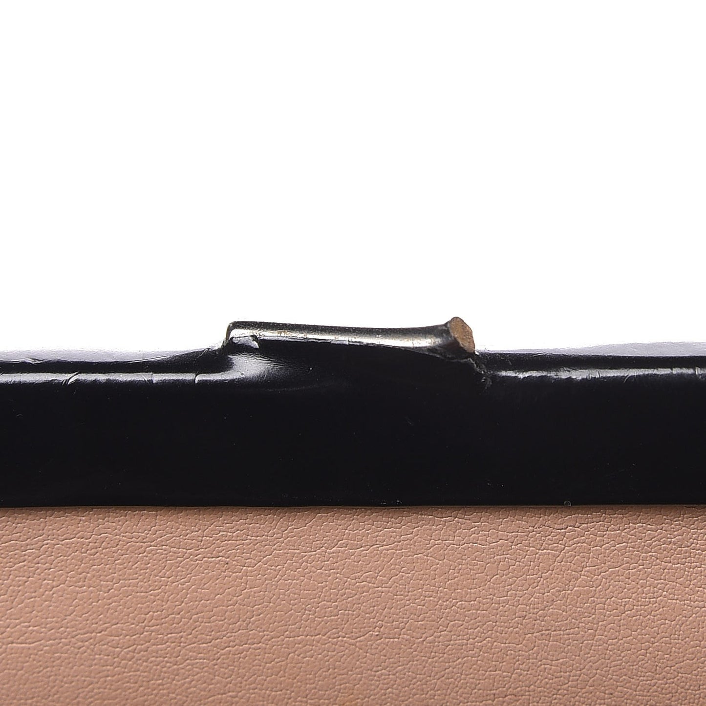 Spazzolato Crystal Frame Bag Black