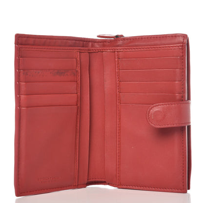 Bottega Veneta Nappa Intrecciato French Wallet China Red 5 of 12