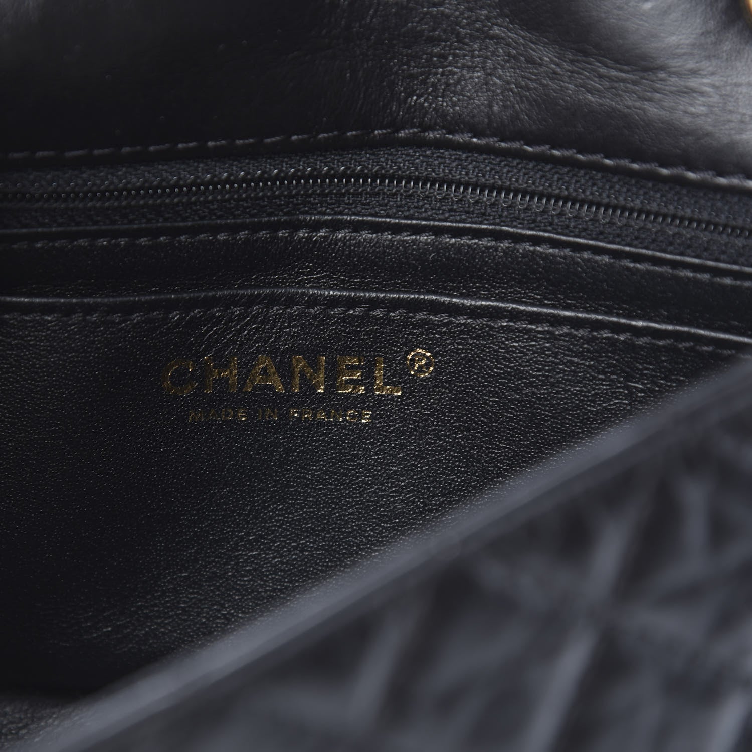 Chanel Aged Calfskin Quilted 2.55 Reissue Mini Flap Black 6 of 12