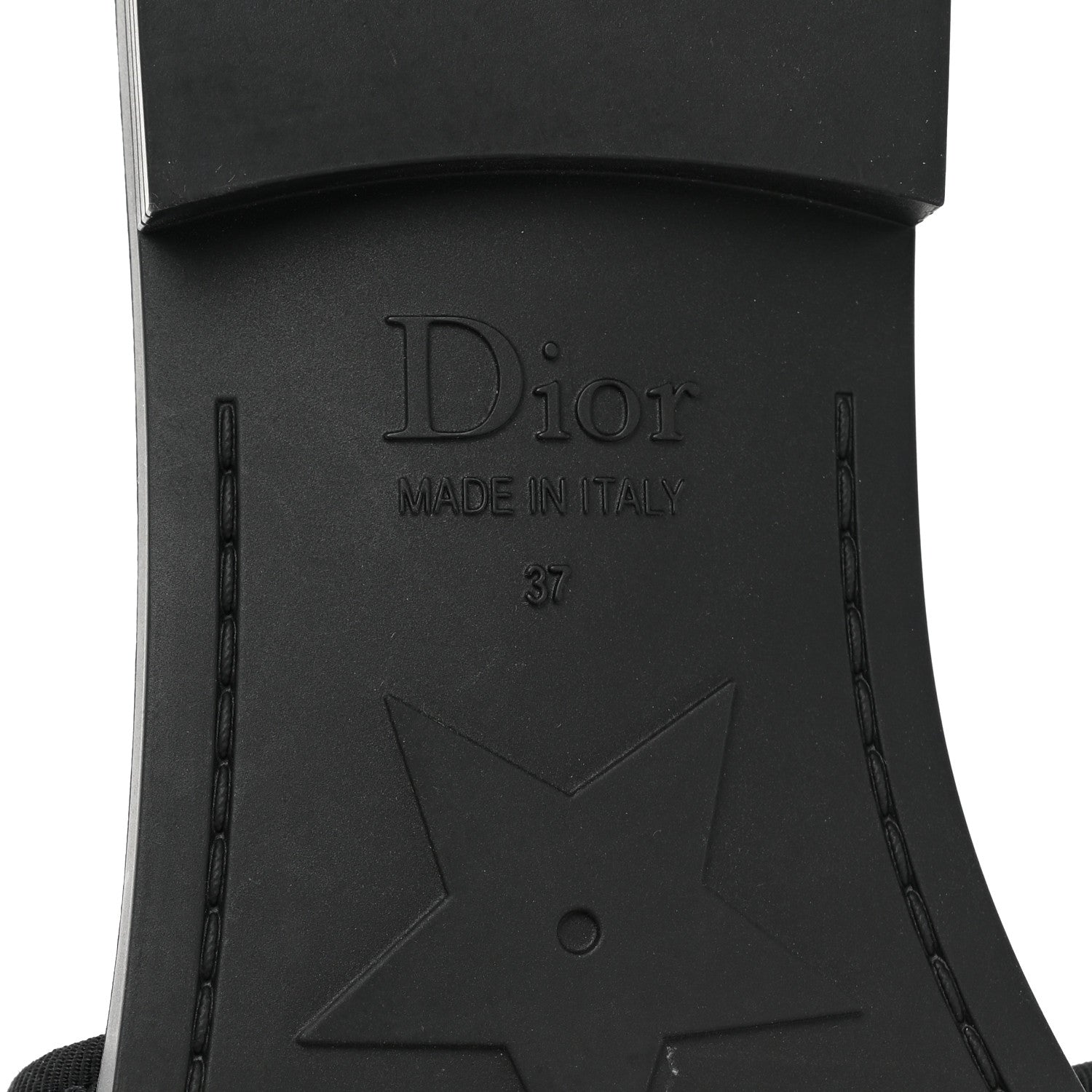Christian Dior Shiny Technical Fabric Oblique Dio(r)evolution Slide Sandals 37 Black 6 of 9