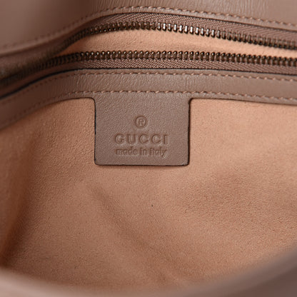 Gucci Calfskin Matelasse Studded Mini Pearly GG Marmont Shoulder Bag Porcelain Rose 6 of 10