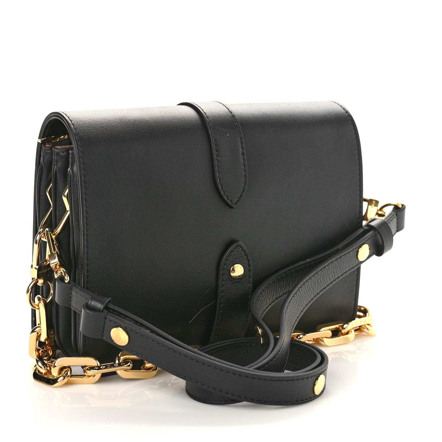 Louis Vuitton Calfskin Monogram Metal Rendez-Vous Black 3 of 9