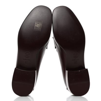 Chanel Lambskin Quilted Boy Loafers 37 Burgundy 5 of 9