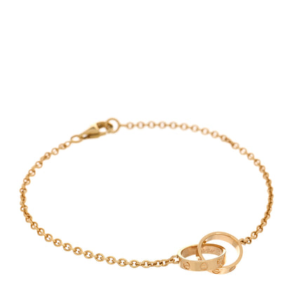 Cartier 18K Yellow Gold Interlocking LOVE Bracelet 1 of 3