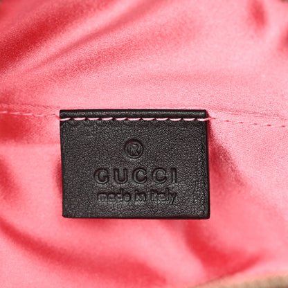 Gucci Velvet Matelasse Marquise Crystals GG Marmont Belt Bag 95 38 Black 6 of 10