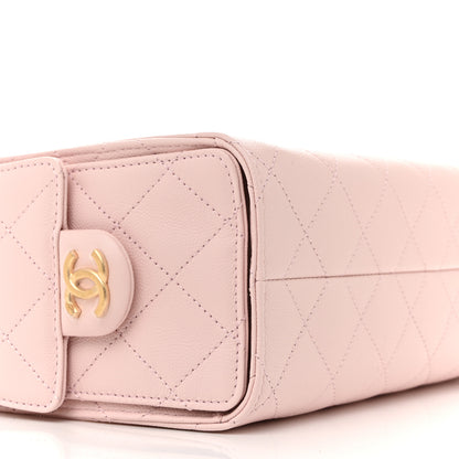 Chanel Caviar Quilted Mini Chanel 25 Handbag Light Pink 9 of 11
