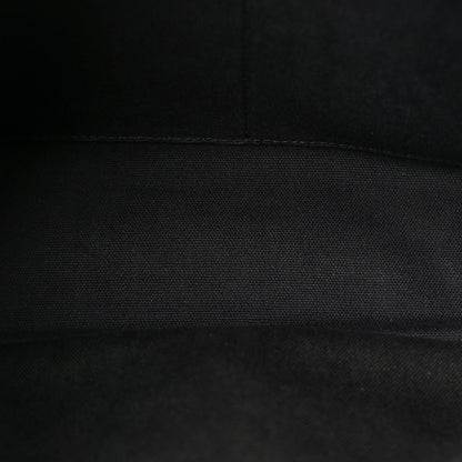 Burberry Derby Calfskin House Check Medium Banner Tote Black 5 of 11