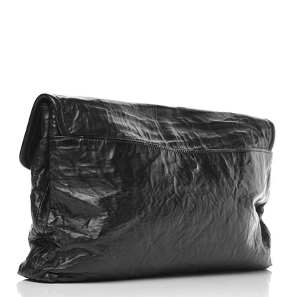 Prada Nappa Antique Clutch Black 3 of 10