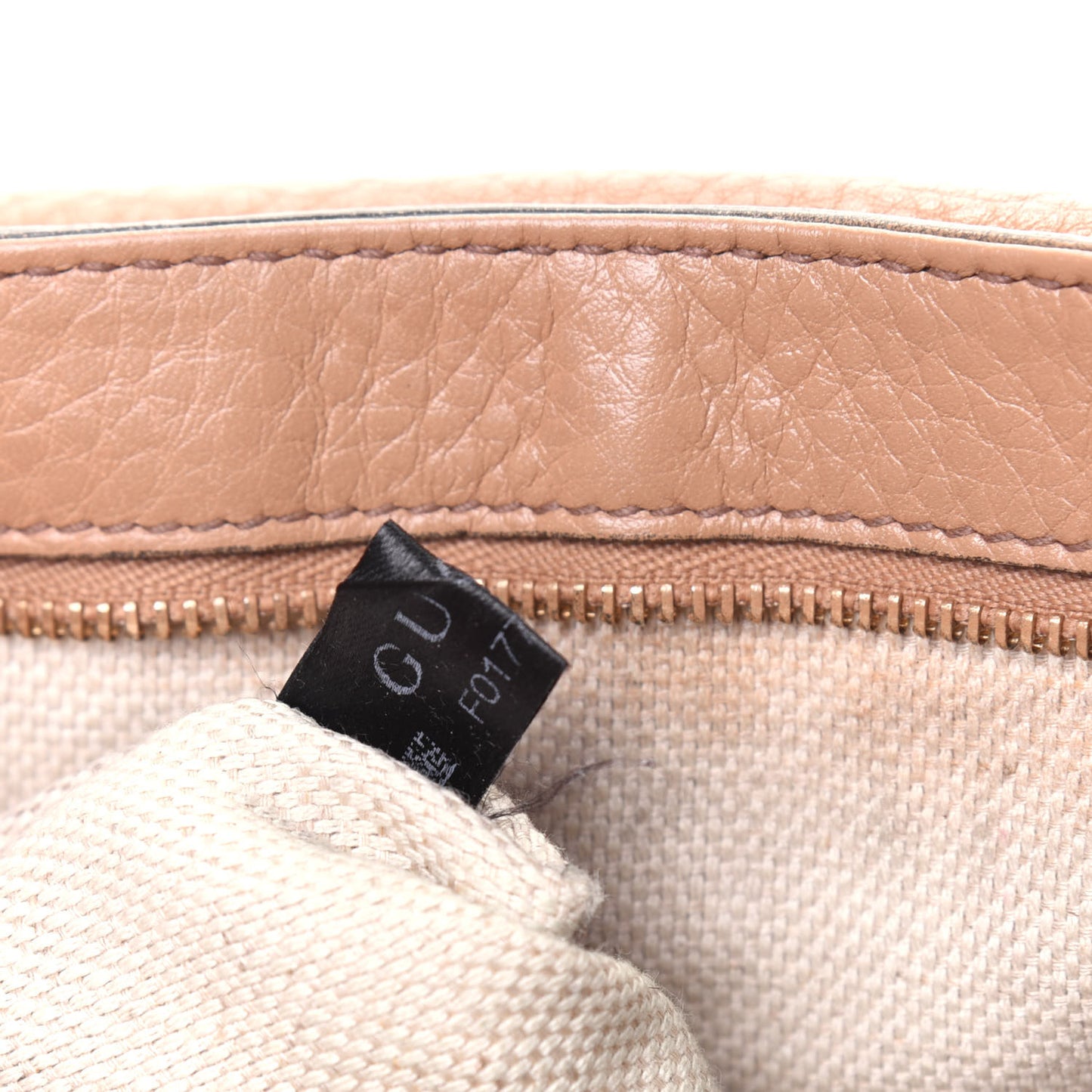 Pebbled Calfskin Medium Soho Flap Crossbody Camelia