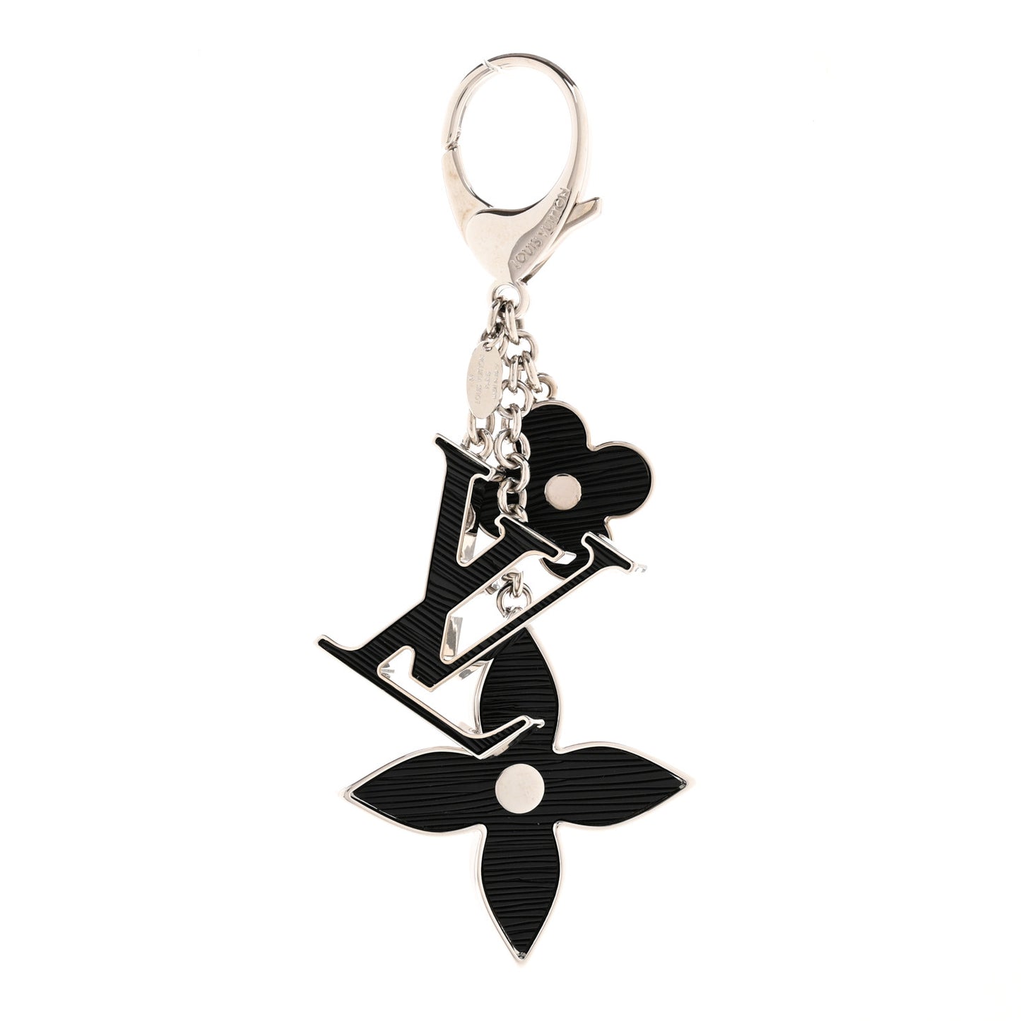 Electric Epi Fleur d'Epi Bag Charm Black