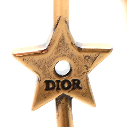 Christian Dior Metal J'Adior Hoop Earrings Aged Gold 4 of 4