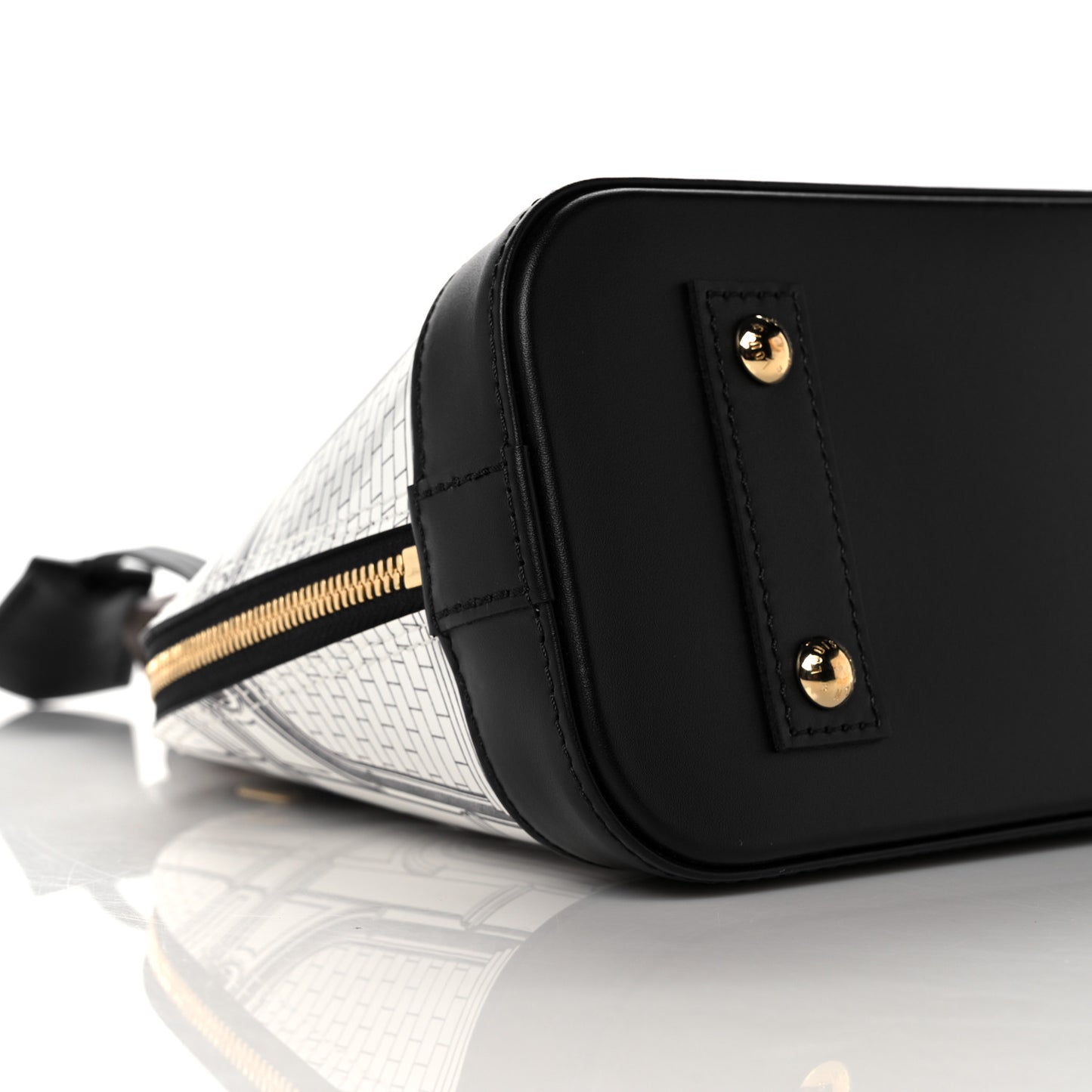 X FORNASETTI Calfskin Architettura Alma BB Black White