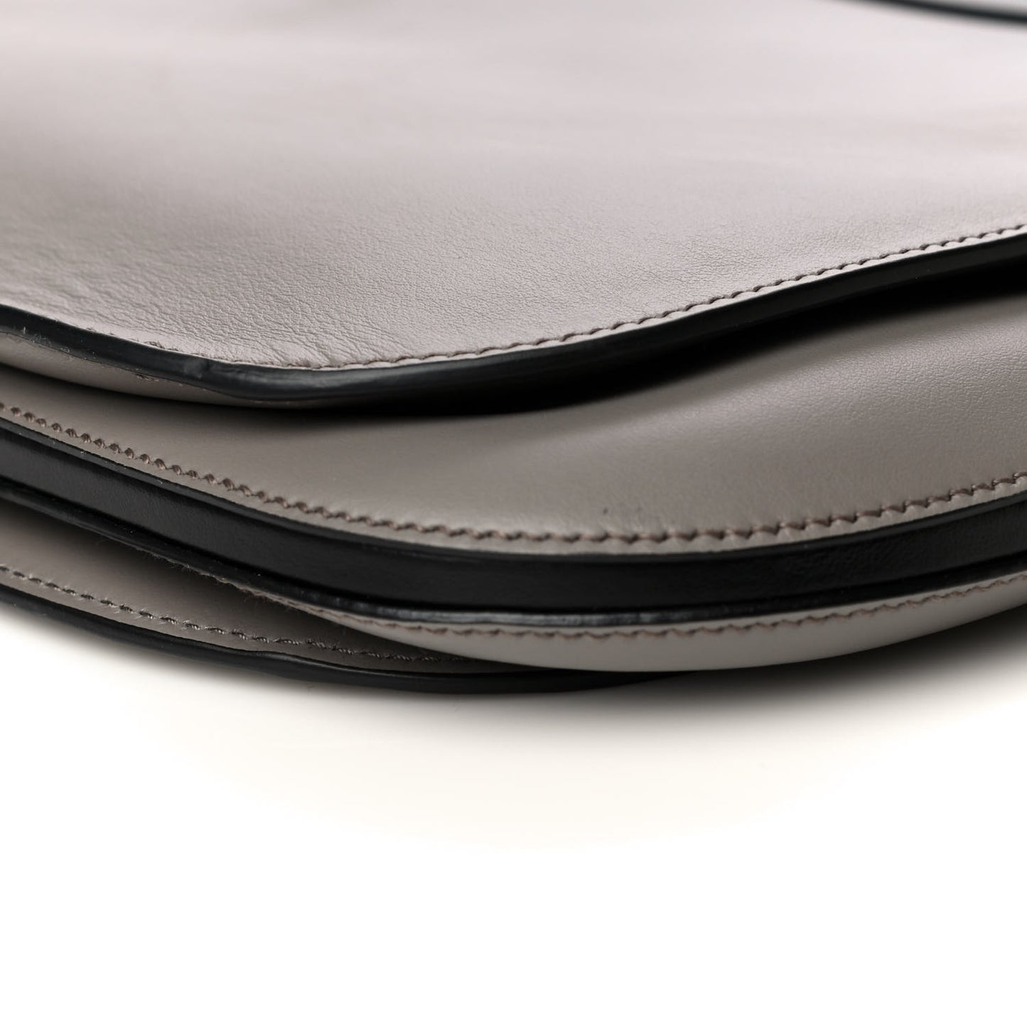City Calfskin Small Margit Bag Argilla Black