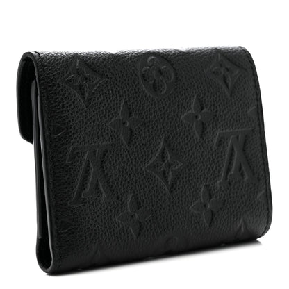 Louis Vuitton Empreinte Victorine Wallet Black 3 of 7