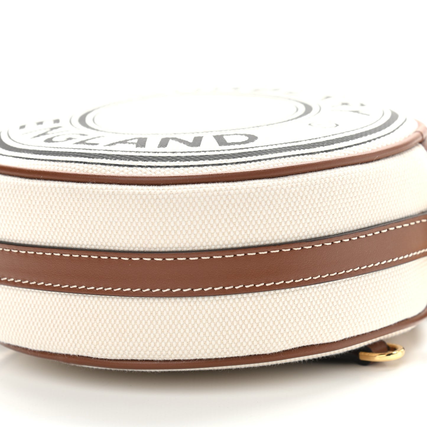 Canvas Calfskin Louise Bag Natural