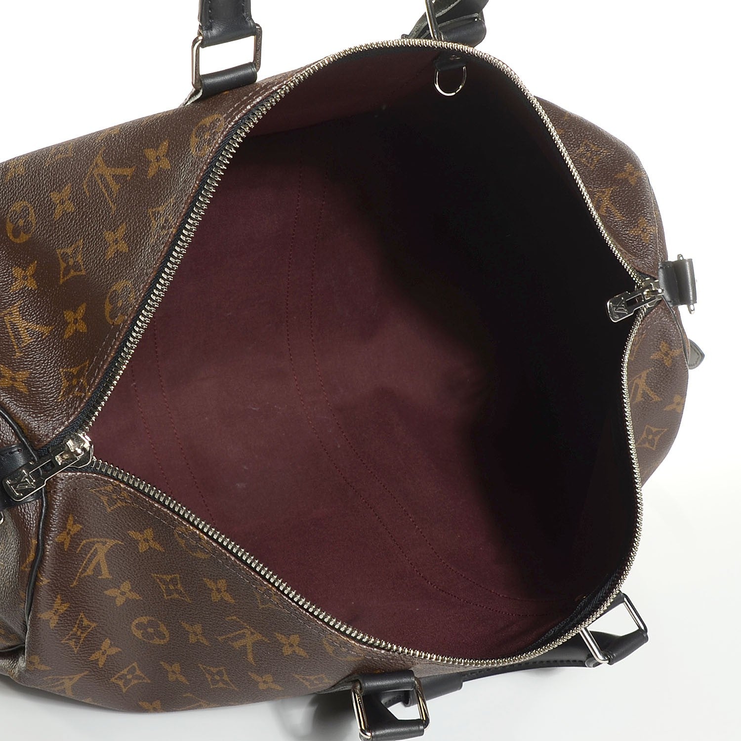 Louis Vuitton Monogram Macassar Keepall Bandouliere 45 5 of 7