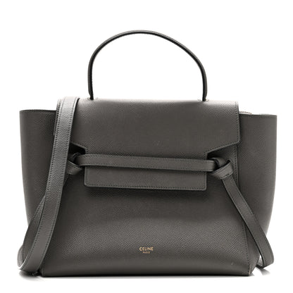 Celine Grained Calfskin Micro Belt Bag Grey 1 of 10