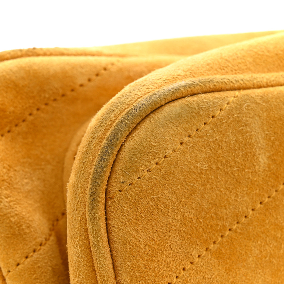 Saint Laurent Suede Monogram Medium Niki Chain Satchel Cheddar 12 of 15