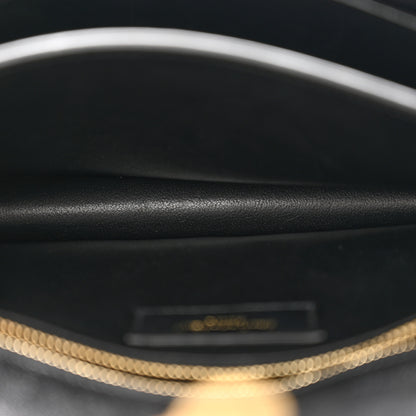 Saint Laurent SAINT LAURENT Grain De Poudre Monogram Cassandra Clasp Bag Black 5 of 14