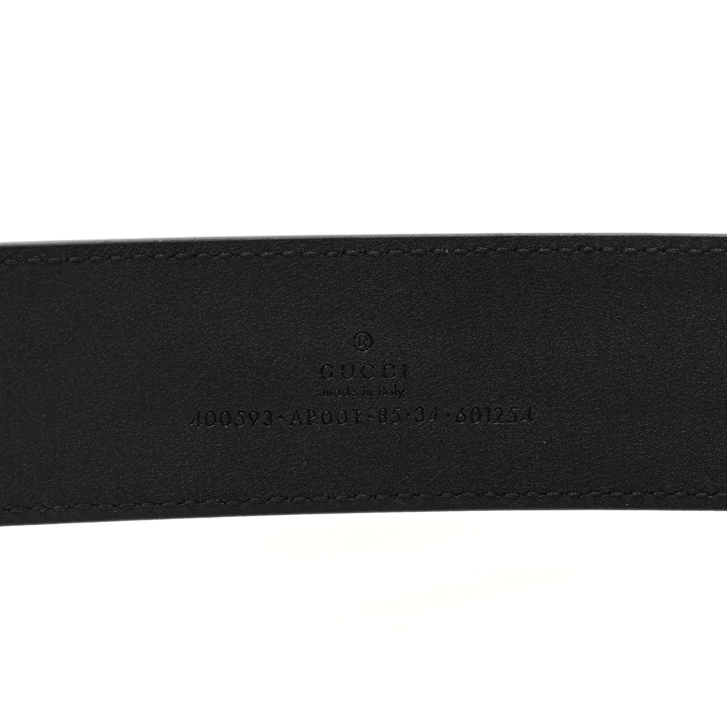 Calfskin Double G 40mm Belt 85 34 Black