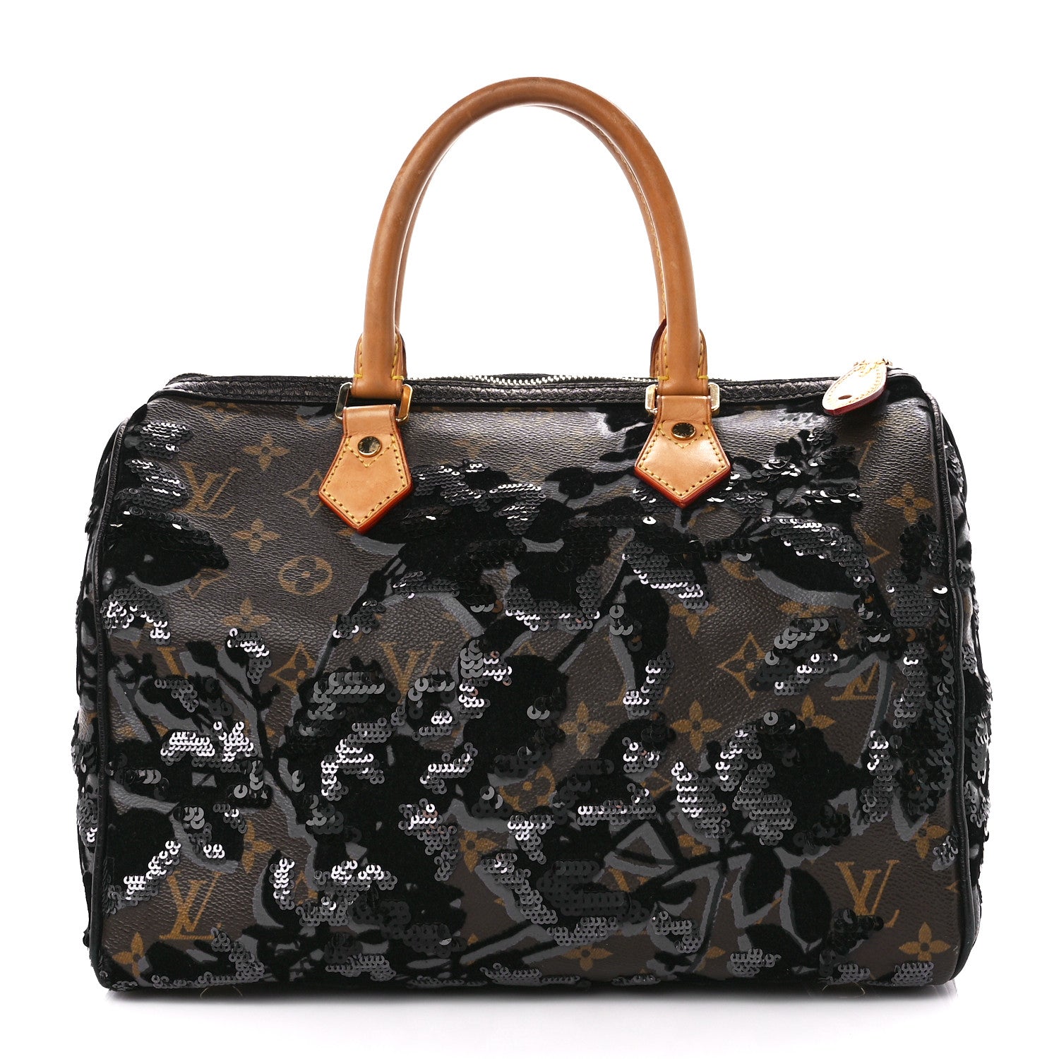 Louis Vuitton Monogram Fleur De Jais Sequins Speedy 30 1 of 15