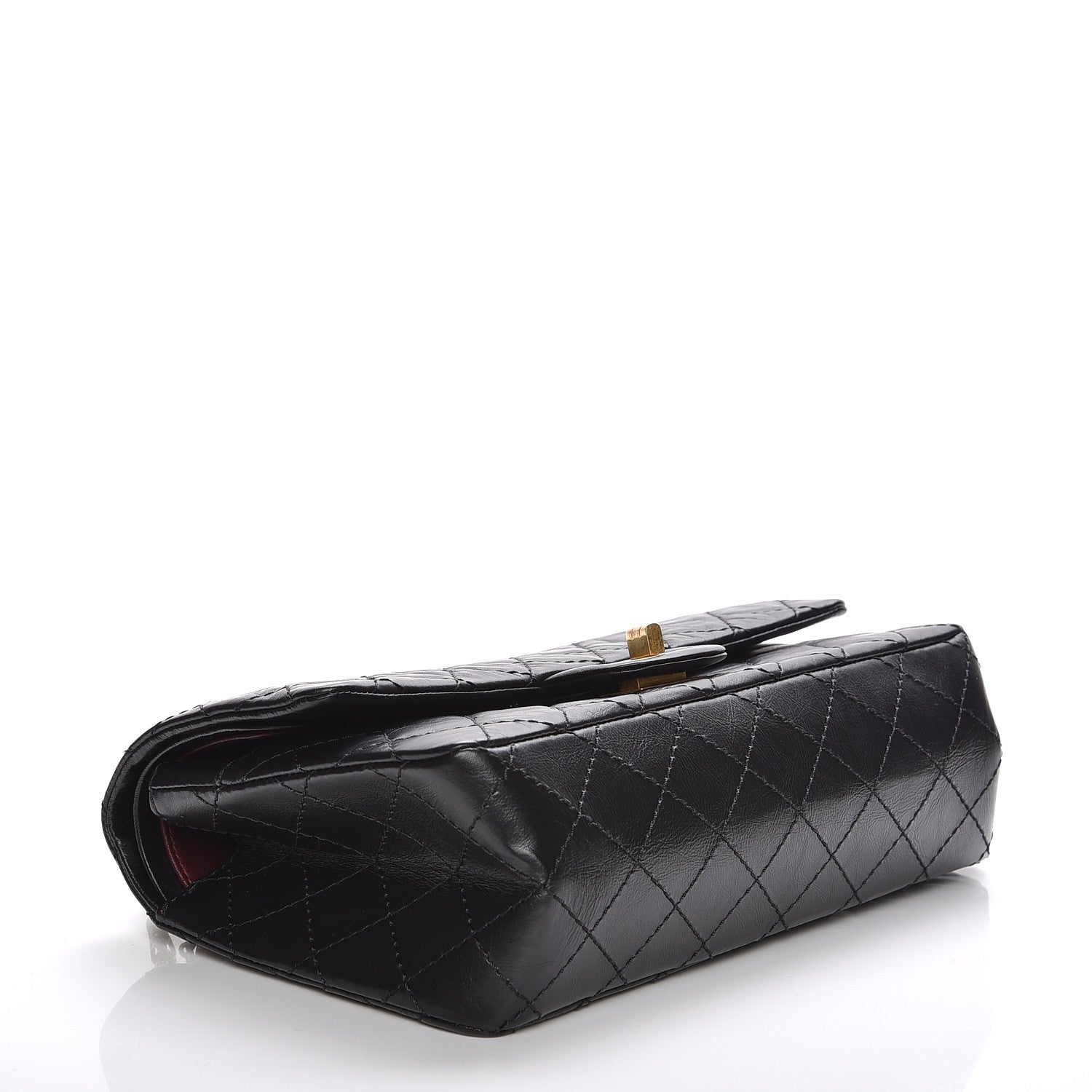 Chanel Aged Calfskin Quilted 2.55 Reissue 225 Flap Black 4 of 8