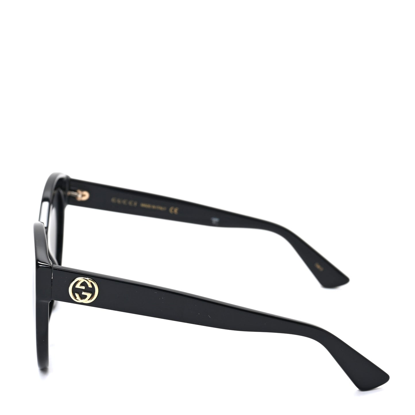 Round GG Sunglasses GG0028S Black