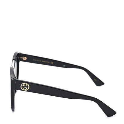 Gucci Round GG Sunglasses GG0028S Black 3 of 7