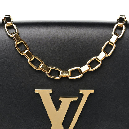 Louis Vuitton Calfskin Chain Louise GM Black 7 of 9
