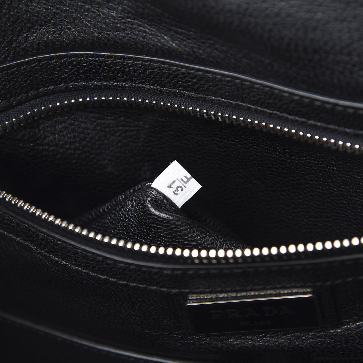 Saffiano Cuir Briefcase Backpack Black