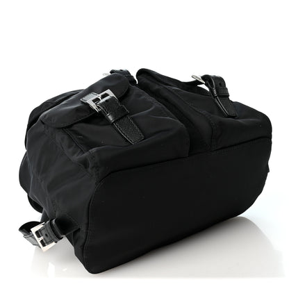 Prada Re-Nylon Vela Saffiano Small Backpack Black 3 of 9
