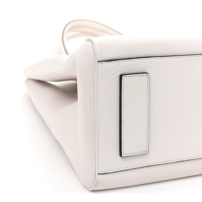 Versace Grained Calfskin La Medusa Chain Tote White 8 of 10