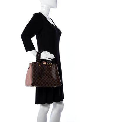 Louis Vuitton Damier Ebene Cuir Taurillon Brittany Magnolia 4 of 17
