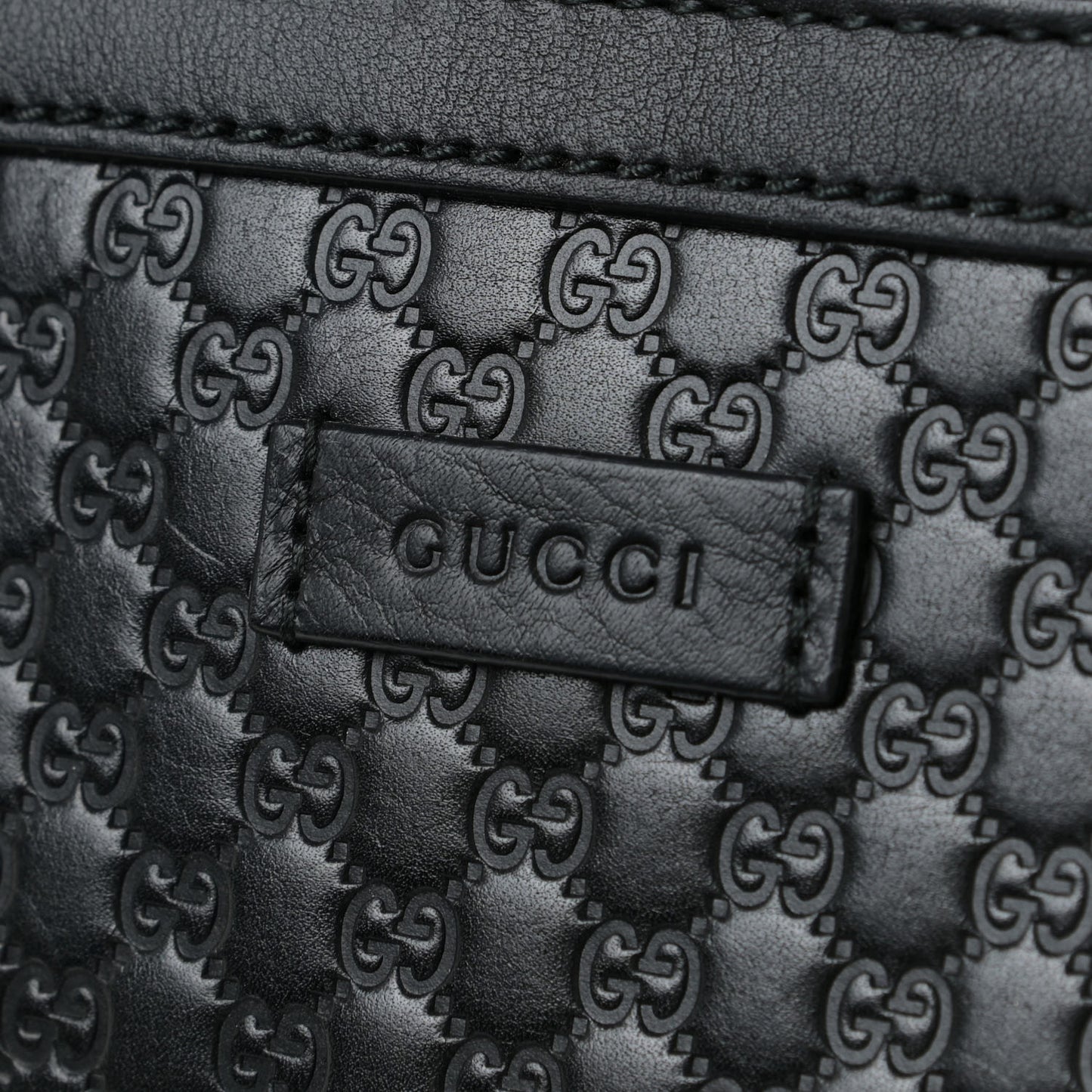 Soft Microguccissima Medium Tote Black