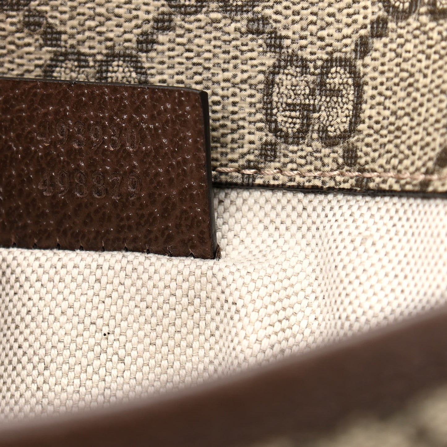 GG Supreme Monogram Neo Vintage Web Belt Bag Brown
