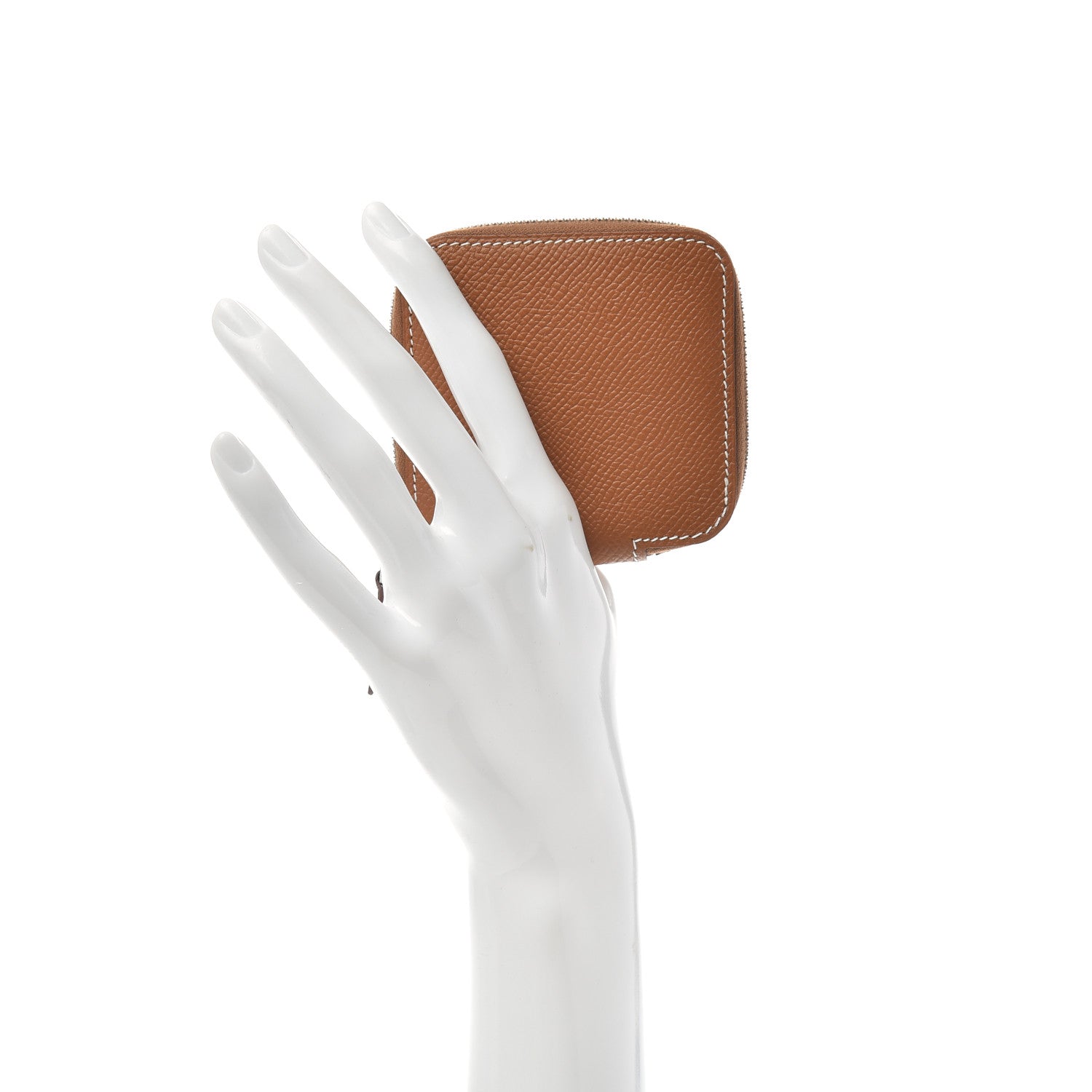 Hermes Epsom Silk'in Coin Purse Gold 2 of 6