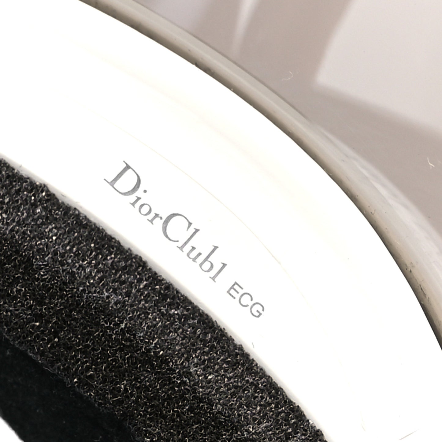 Mirrored DiorClub1 Sun Visor Silver