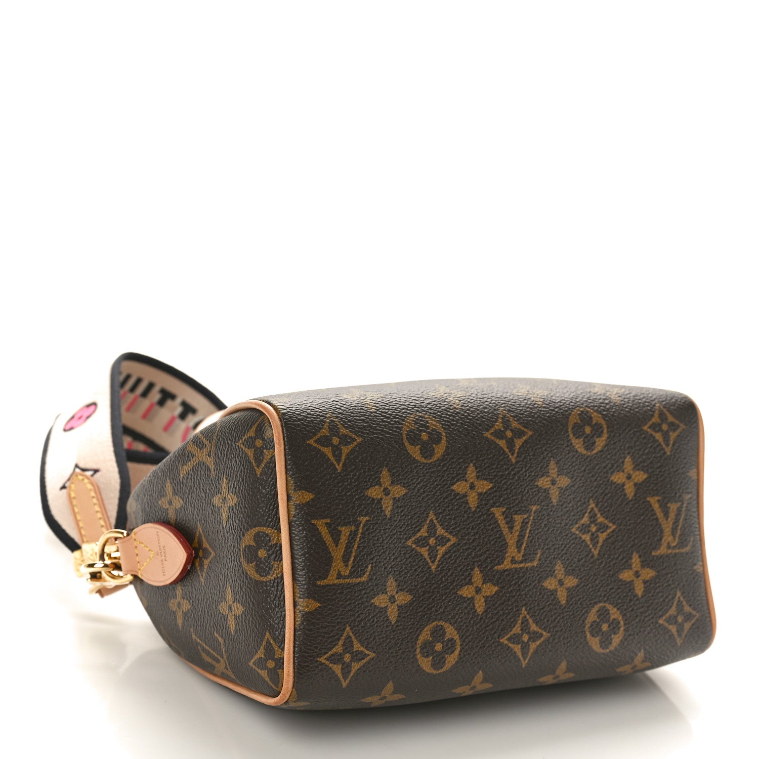 Louis Vuitton Monogram Speedy Bandouliere 20 Black 4 of 9